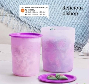 small mosaic canister 2pcs (150rb)